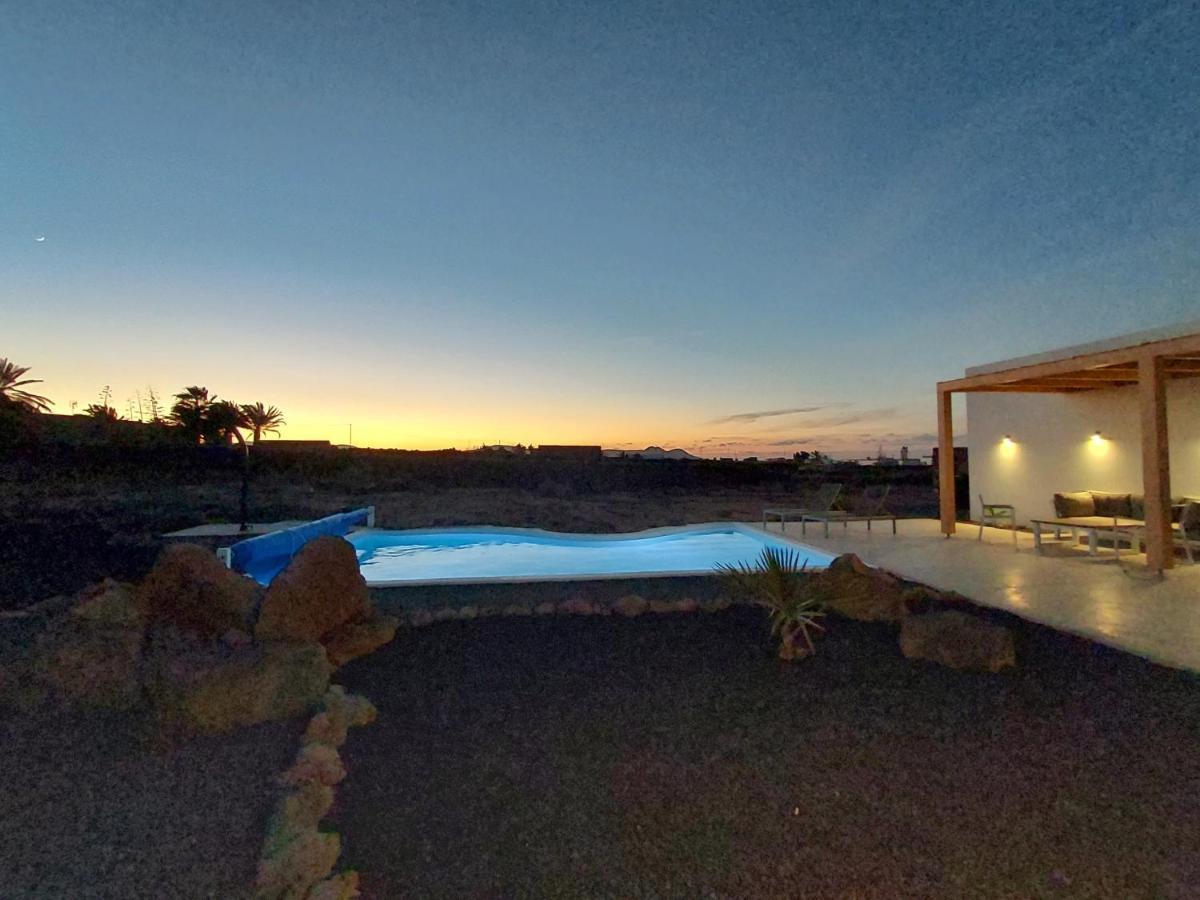 Villa Tabaiba En Lajares Con Piscina Exteriér fotografie