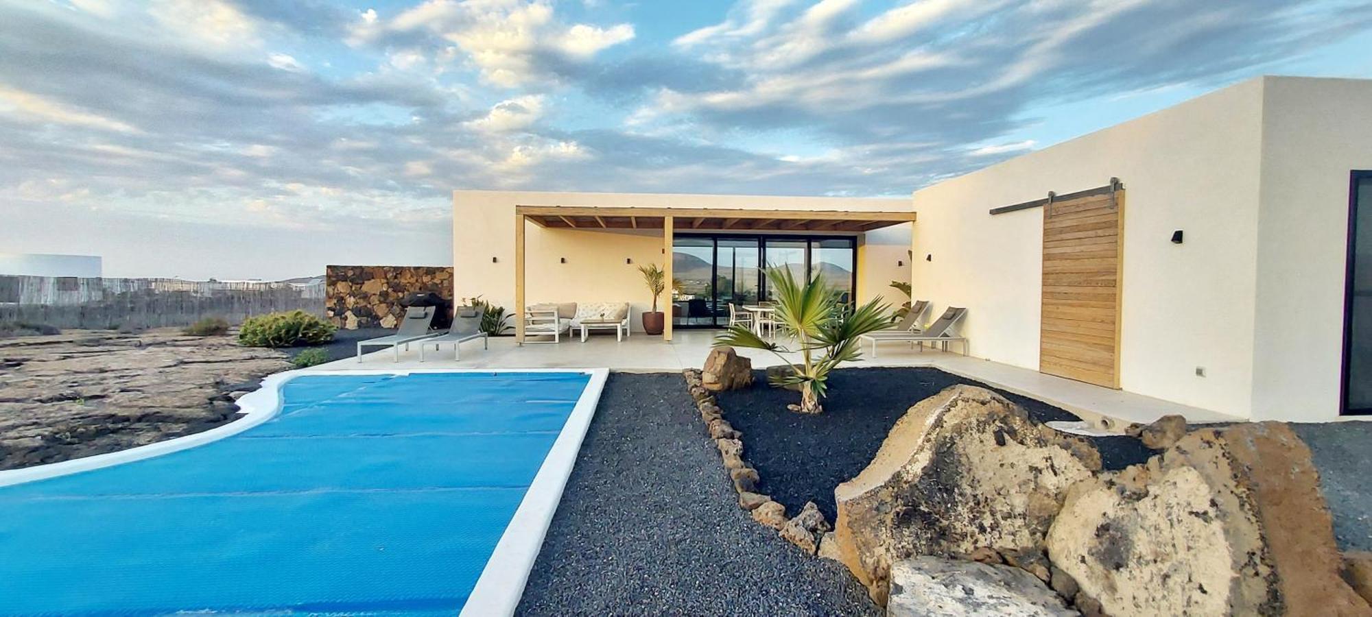 Villa Tabaiba En Lajares Con Piscina Exteriér fotografie