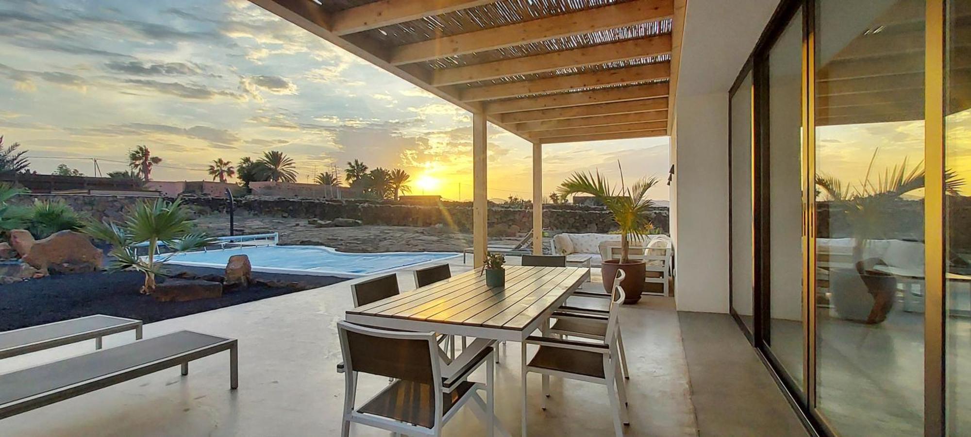 Villa Tabaiba En Lajares Con Piscina Exteriér fotografie