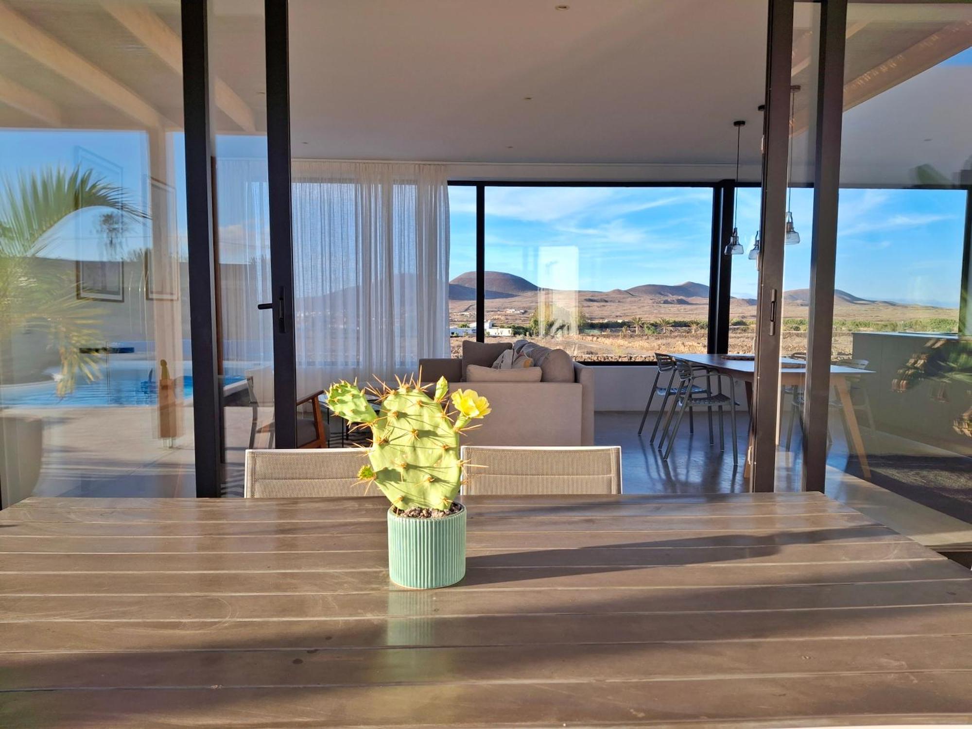 Villa Tabaiba En Lajares Con Piscina Exteriér fotografie